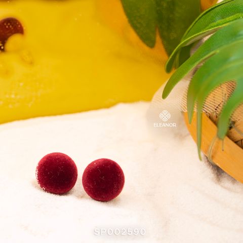  Bông tai - SP002590 đỏ 