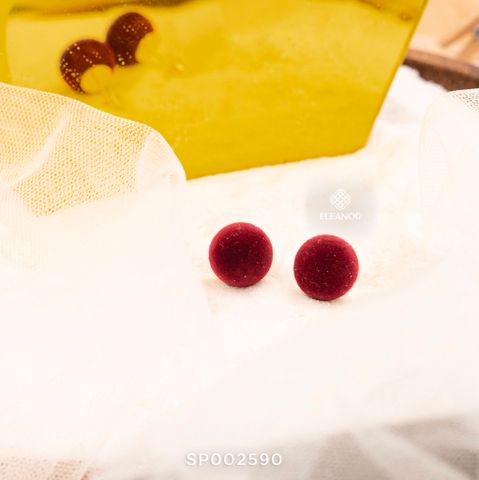  Bông tai - SP002590 đỏ 