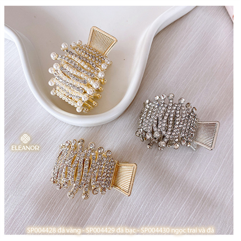  PKT kẹp tóc - SP004428 đá vàng 