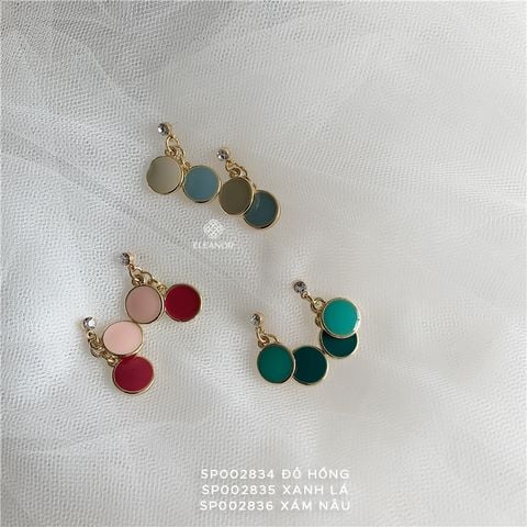  Bông Tai - SP002834 đỏ hồng 