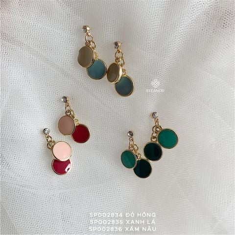  Bông Tai - SP002834 đỏ hồng 