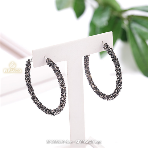  Bông tai - SP005639 màu đen 