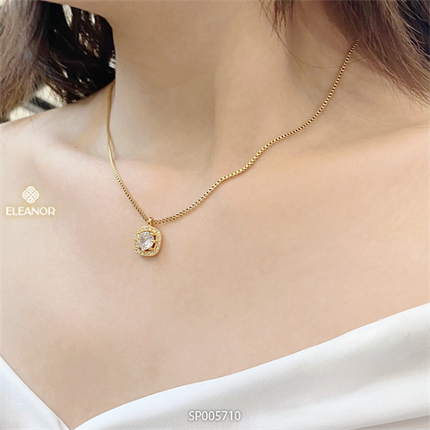  Dây chuyền - SP005710 mặt vuông (5611) 