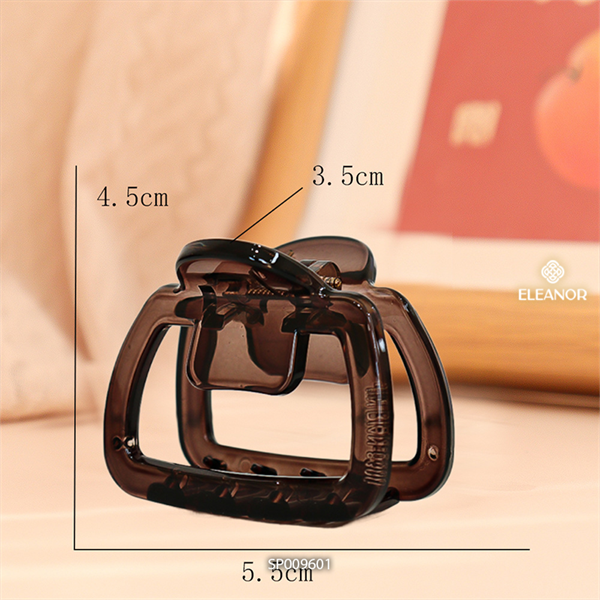  Kẹp tóc - SP009601 đen trong suốt 