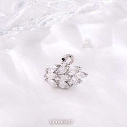  Cài áo - SP003337 thiên nga bạc 