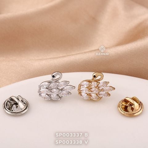  Cài áo - SP003338 thiên nga vàng 