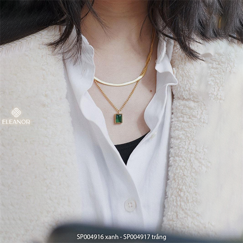  Dây chuyền - SP004916 xanh 