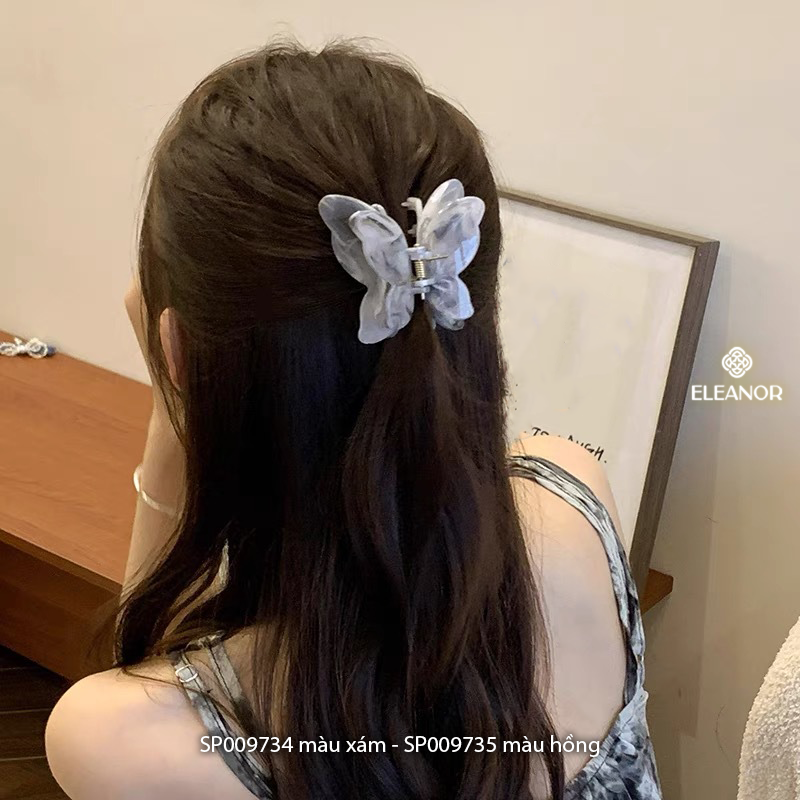  Kẹp tóc - SP009734 bướm màu xám 