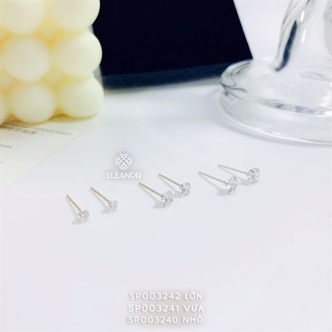  Bông tai - SP003241 - nụ đá Vừa 4mm 