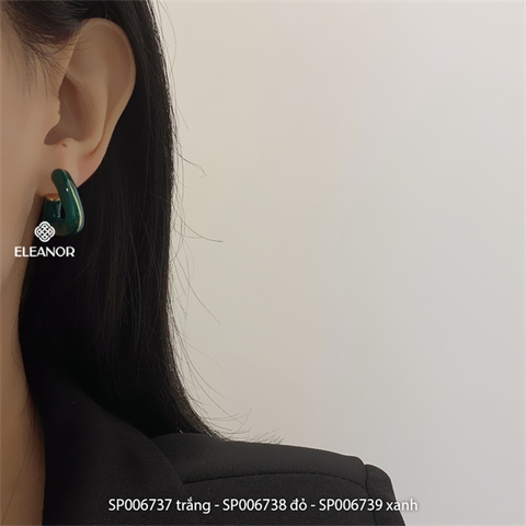  Bông tai - SP006739 xanh 