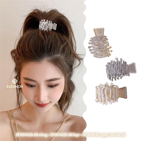  PKT kẹp tóc - SP004428 đá vàng 