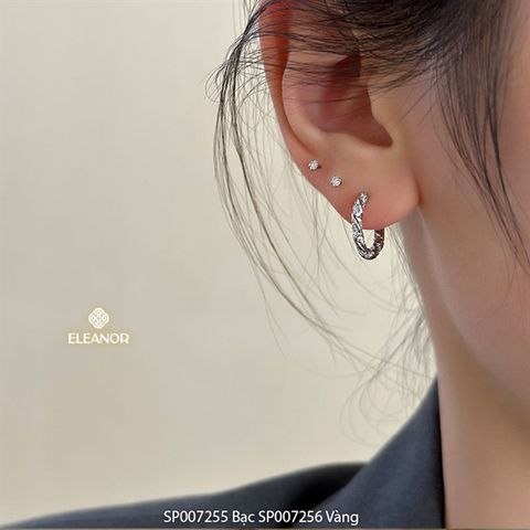  Bông tai - SP007255 Màu bạc 