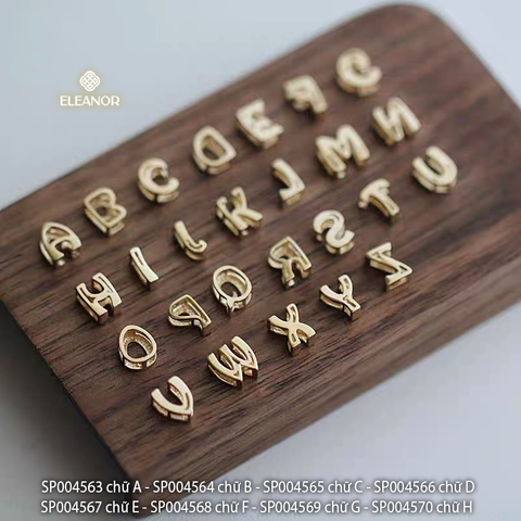  Mặt dây chuyền - SP004568 chữ F 