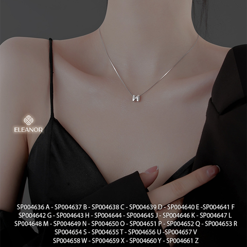  Mặt dây chuyền - SP004649 chữ N bạc 