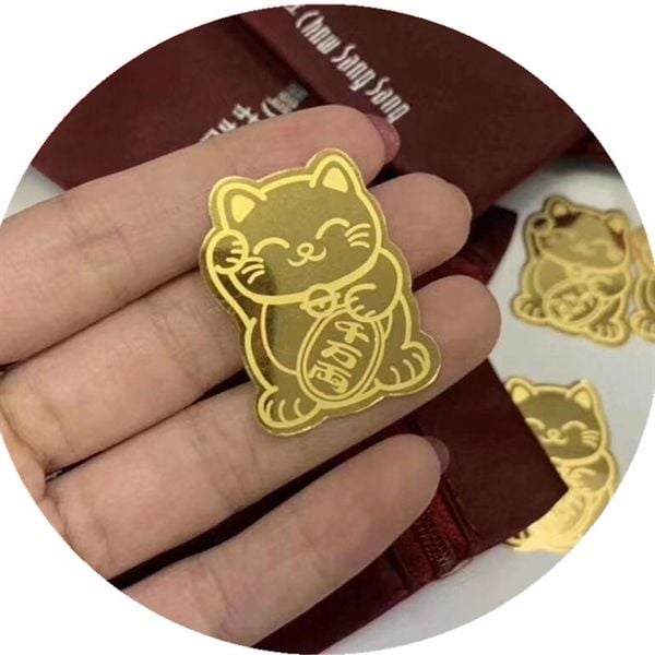  Miếng dán điện thoại mèo may mắn - SP005934 