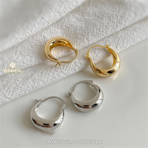  Bông tai - SP006676 màu bạc 