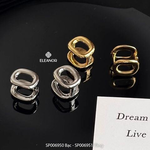  Bông tai - SP006950 màu bạc 