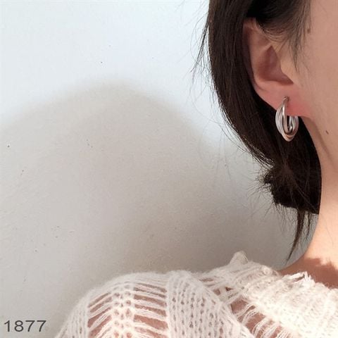  Bông tai - SP001877 bạc 