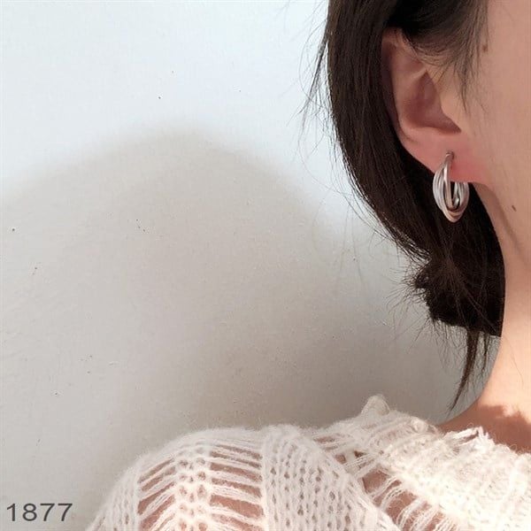  Bông tai - SP001877 bạc 
