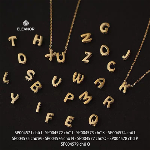 Mặt dây chuyền - SP004573 chữ K 