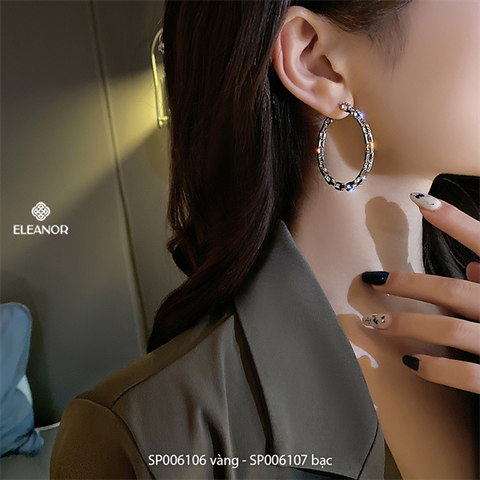  Bông tai - SP006107 màu bạc 