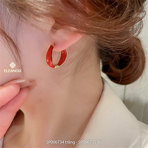  Bông tai - SP006735 đỏ 