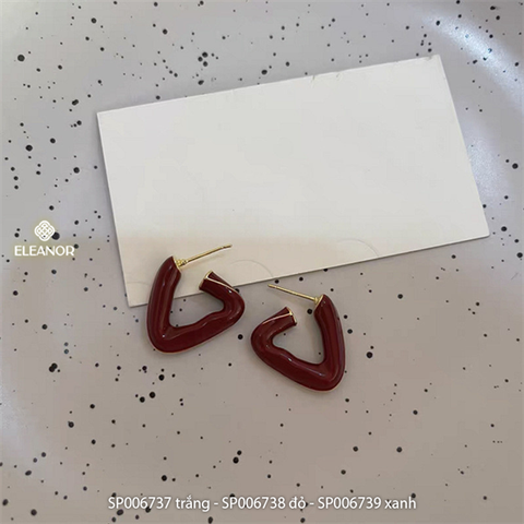  Bông tai - SP006738 đỏ 