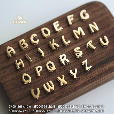  Mặt dây chuyền - SP004570 chữ H 