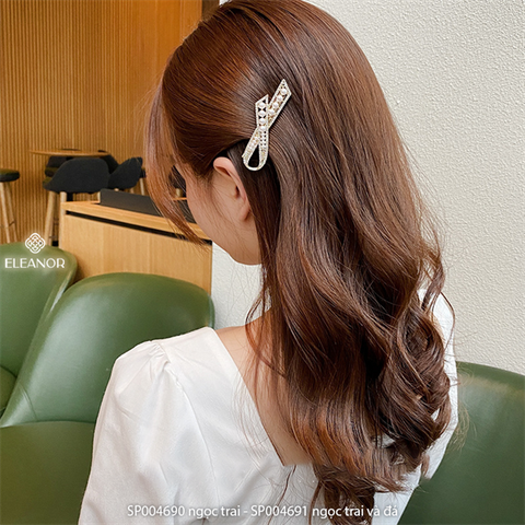  PKT kẹp tóc - SP004690 ngọc trai 