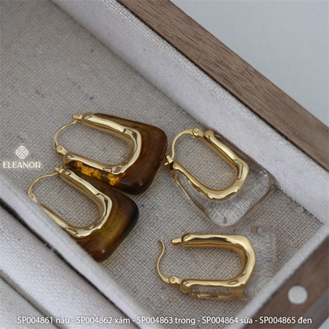  Bông tai - SP004861 nâu 