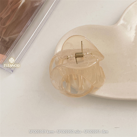  Kẹp tóc - SP005949 kem 