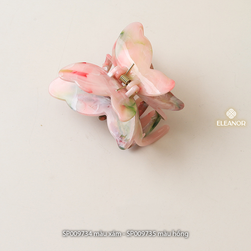  Kẹp tóc - SP009735 bướm màu hồng 