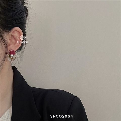  Bông tai - SP002964 đỏ 