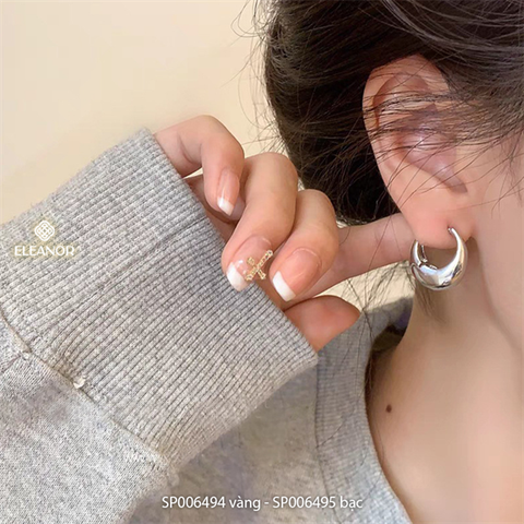  Bông tai - SP006495 màu bạc 