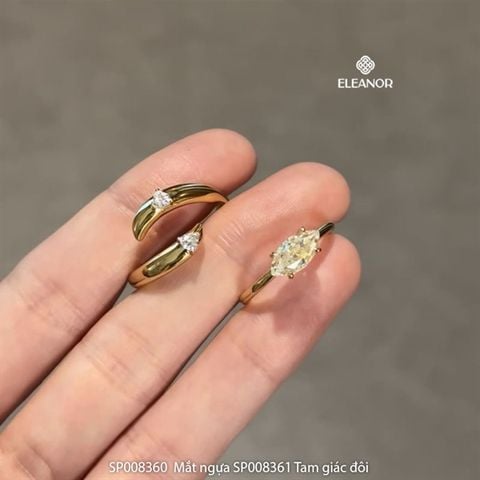  Nhẫn - SP008361 Tam giác đôi 
