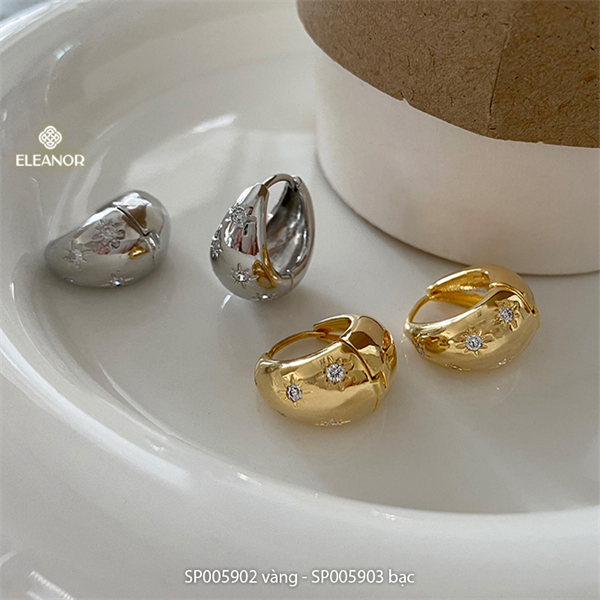  Bông tai - SP005903 màu bạc 