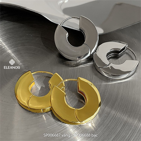  Bông tai - SP006687 màu vàng 