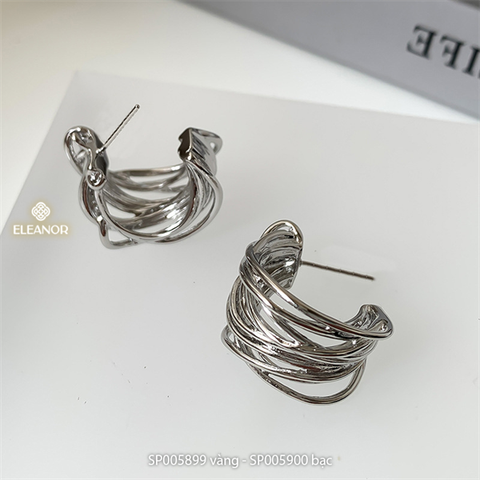  Bông tai - SP005900 màu bạc 