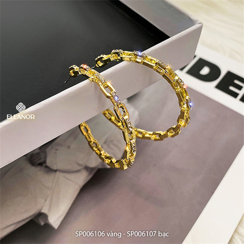  Bông tai - SP006106 màu vàng 