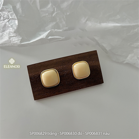  Bông tai - SP006829 trắng 