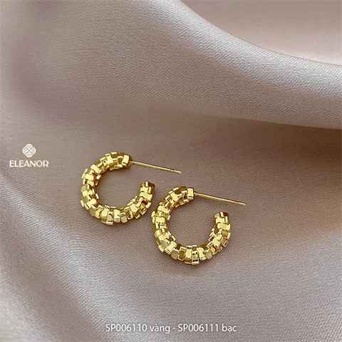  Bông tai - SP006110 màu vàng 