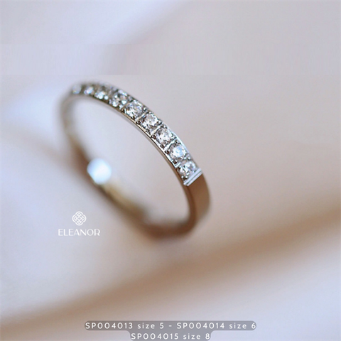  Nhẫn - SP004015 size 8 màu bạc 