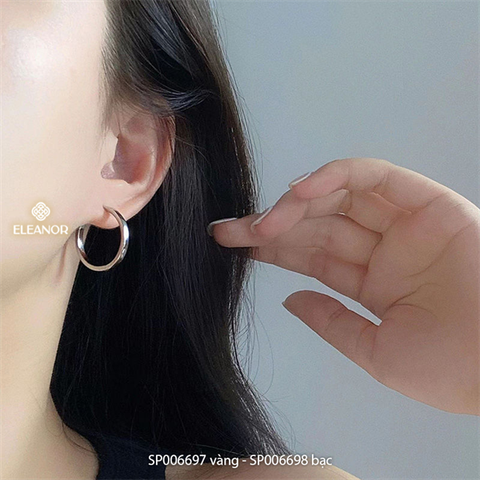  Bông tai - SP006698 màu bạc 