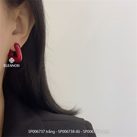  Bông tai - SP006738 đỏ 