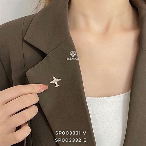 Cài áo - SP003332 bạc máy bay 