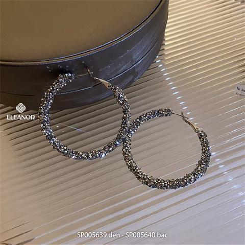  Bông tai - SP005639 màu đen 