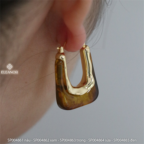  Bông tai - SP004861 nâu 