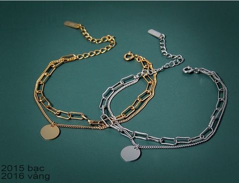  Lắc tay - SP2015 bạc 