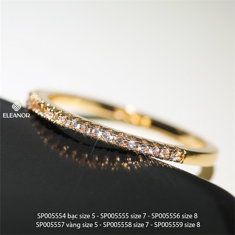  Nhẫn - SP005559 màu vàng size 8 