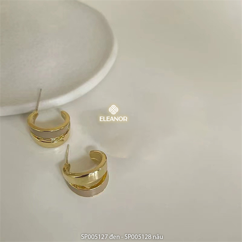  Bông tai - SP005128 nâu 